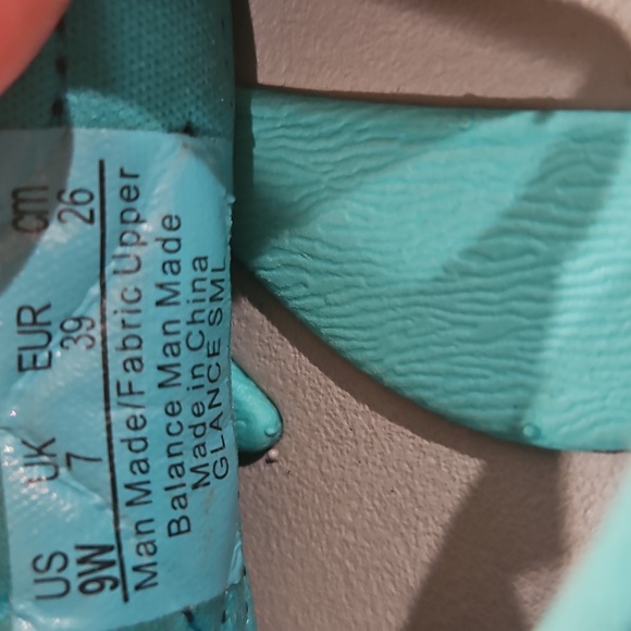 Ryka Glance Women's size 9W  Blue Faux Leather Bungee Sporty Open Toe  Sandals - Picture 9 of 9